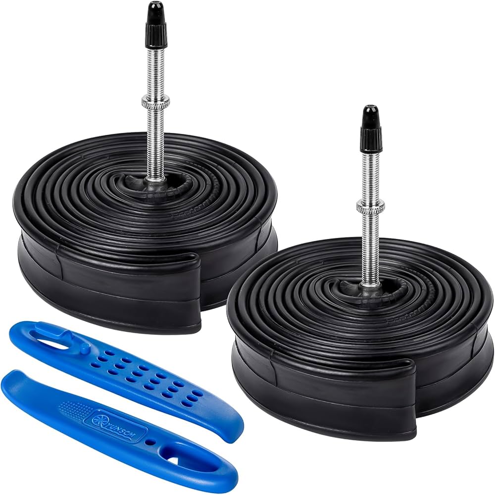 Amazon | YunSCM 2本,700 25c チューブ,仏式バルブ48mm 高リムの